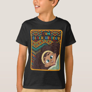 Kids Black History Month Afro Love African America T-Shirt
