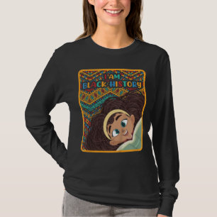 Kids Black History Month Afro Love African America T-Shirt