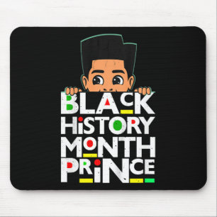 Kids Black History Month Prince Melanin Son Boy To Mouse Mat