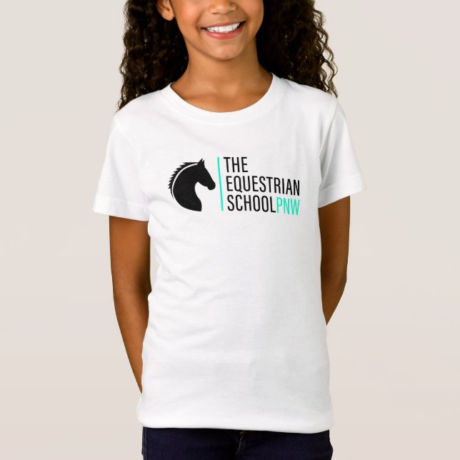 Kids Black Logo T-Shirt (Front)