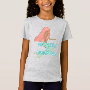 Kids Black Mermaid T-Shirt