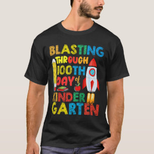 Kids Blasting Through 100th Day Of Kindergarten Bo T-Shirt