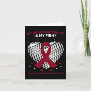 Kids Blood Cancer Support Grandma Multiple Myeloma Card