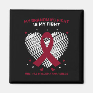 Kids Blood Cancer Support Grandma Multiple Myeloma Magnet