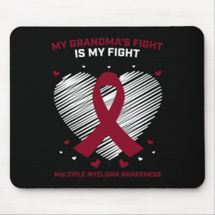 Kids Blood Cancer Support Grandma Multiple Myeloma Mouse Mat
