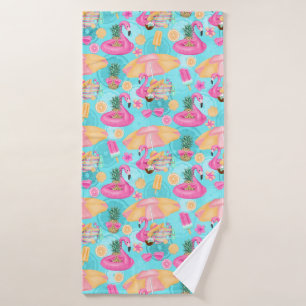 Kids Blue, Pink, Yellow Beach or Bath Towel