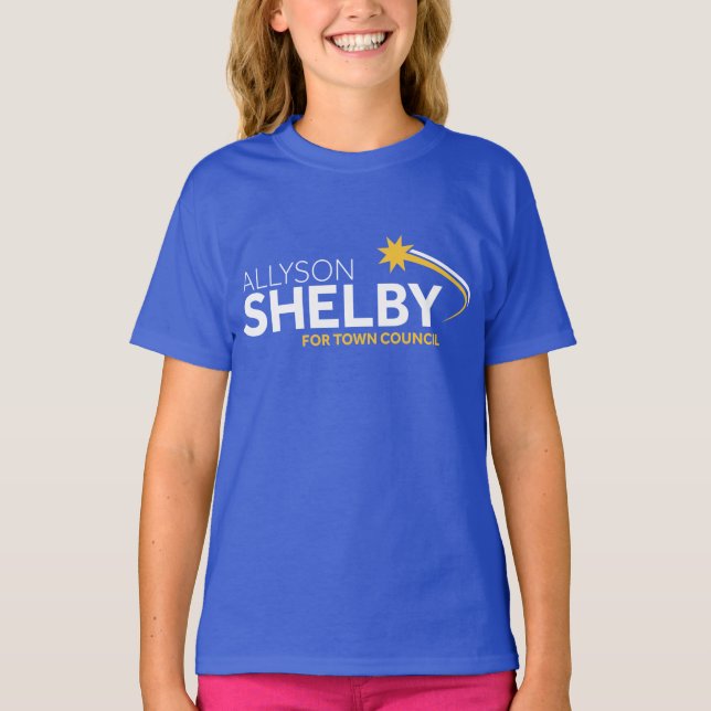 Kids Blue T-Shirt (Front)