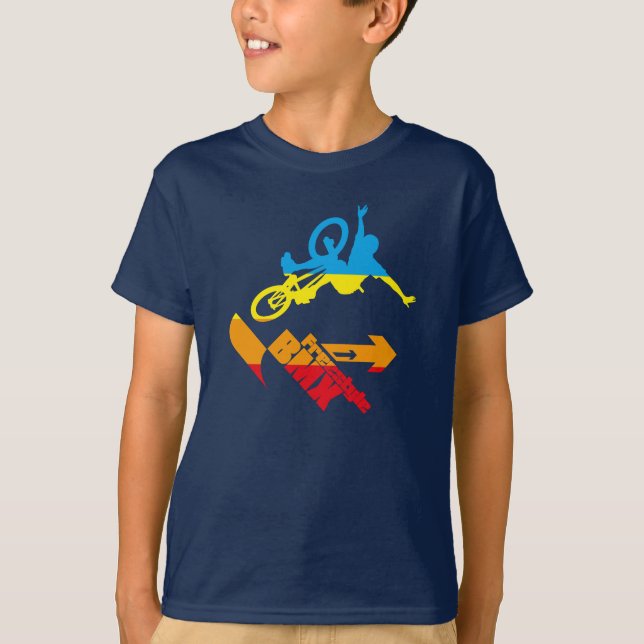 Kids BMX Freestyle Tshirt (Front)