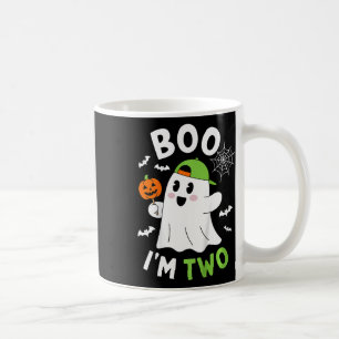 Kids Boo I'm Two Yr 2nd Birthday Youth Halloween B Coffee Mug
