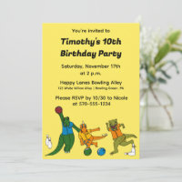 Kids Bowling Alley Birthday Party