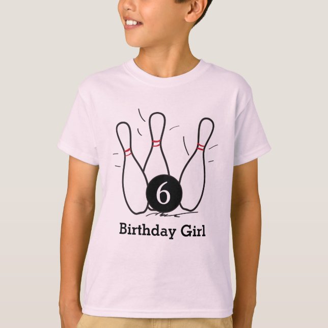 Kids Bowling Birthday Shirt (Front)