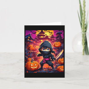 Kids Boy Halloween Card
