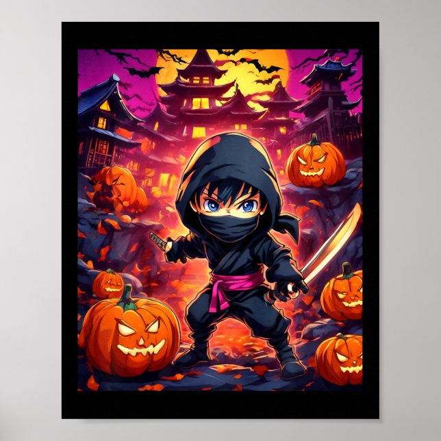 Kids Boy Halloween  Poster (Front)