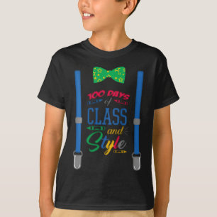 Kids Boys 100 Days of School - 100 Days of Class a T-Shirt