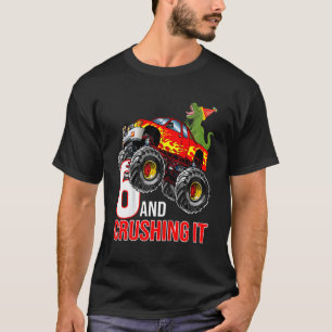 Kids Boys 6th Birthday Monster Truck Birthday 6 ye T-Shirt