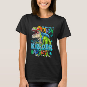 Kids Boys Back To School I'm Ready To Crush Kinder T-Shirt