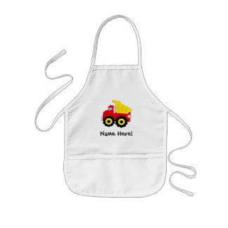 Kids Boys Construction Dumptruck Apron
