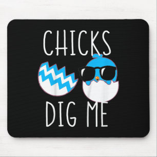 Kids Boys Easter Funny Chicks Dig Me Toddler And B Mouse Mat
