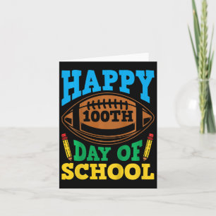 Kids Boys Girls 100 Days Of School Happy 100th Day Card