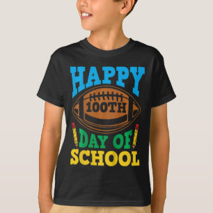 Kids Boys Girls 100 Days Of School Happy 100th Day T-Shirt