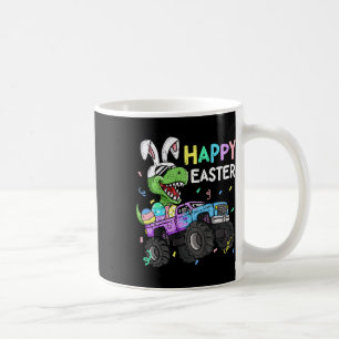 Kids Boys Happy Easter T-rex Bunny Monster Truck R Coffee Mug
