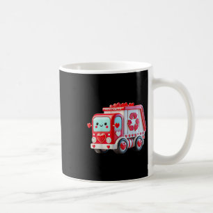 Kids Boys Kawaii Valentine Red Recycling Trash Tru Coffee Mug