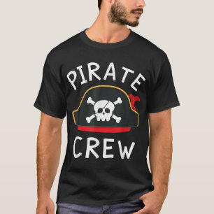 Kids Boys Pirate Crew Birthday Party Supplies T-Shirt