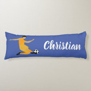 Kids Boys Room Soccer Ball Name Body Cushion