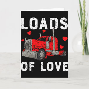 Kids Boys Valentines Day Hearts Loads Of Love Truc Card