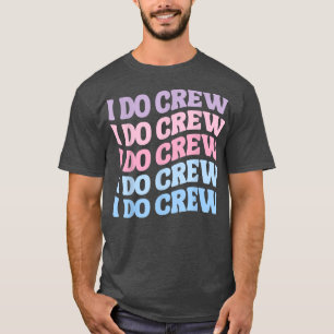 Kids Bride I Do Crew Retro Bachelorette Party Brid T-Shirt