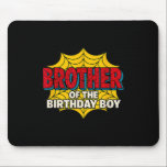 Kids Brother Of The Birthday Boy Spider Theme Part Mouse Mat<br><div class="desc">Kids Brother Of The Birthday Boy Spider Theme Party Matching</div>