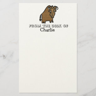 Kids buffalo personalised stationary stationery