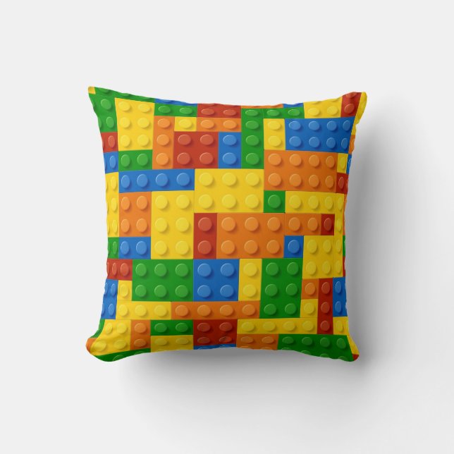 Kids Building Blocks Pillow (Front)