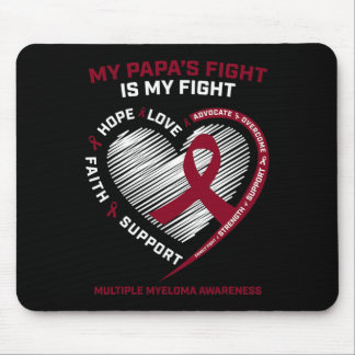 Kids Burgundy Blood Cancer Papa Multiple Myeloma A Mouse Mat