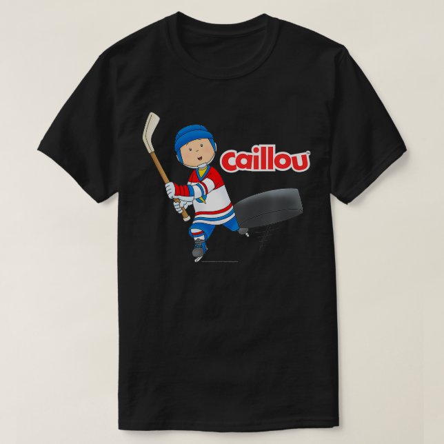 Kids Caillou Childs  Ice Hockey  T-Shirt (Design Front)