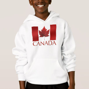 Kid's Canada Flag Hoodie Maple Leaf Kid's Hoodie