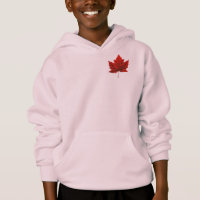 Kid's Canada Flag Jacket Souvenir Sports Hoodies