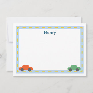 Kids' Car Notecards
