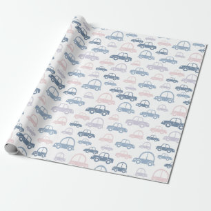 Kids Cars Wrapping Paper
