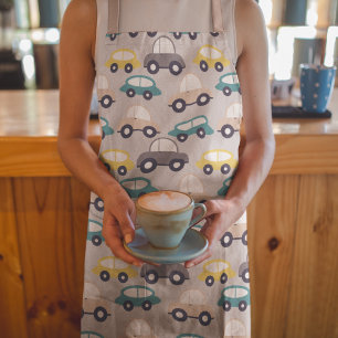 Kids Cartoon Cars Apron