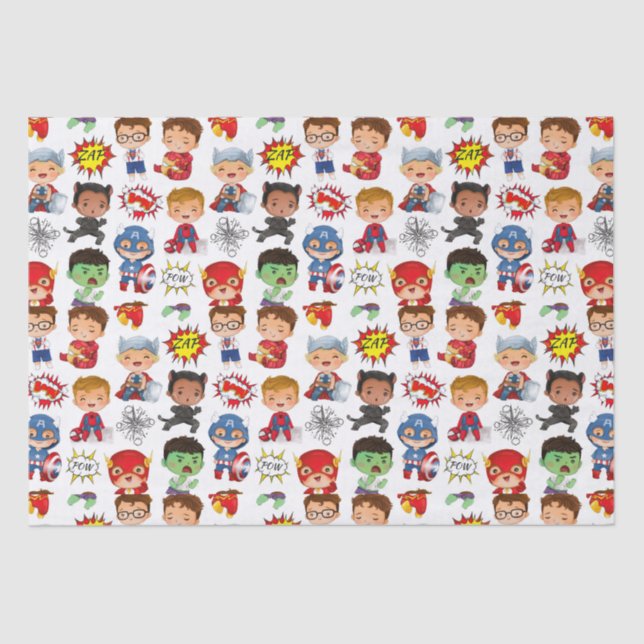 Kids Cartoon Tissue Paper (Front)