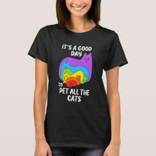 Kids Cat Rainbow Kitten For Girls Boys T-Shirt