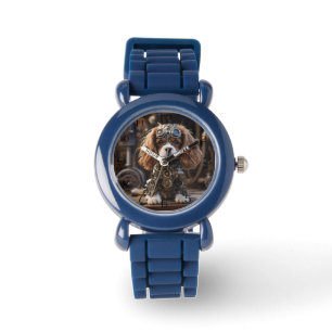 Kids Cavalier Spaniel Puppy Steampunked, Watch