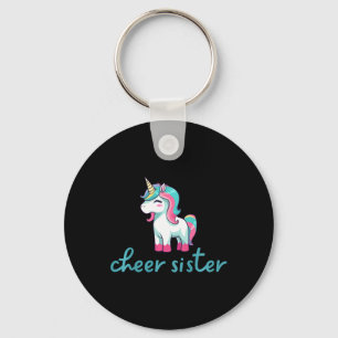 Kids Cheer Sister Cheerleading Key Ring