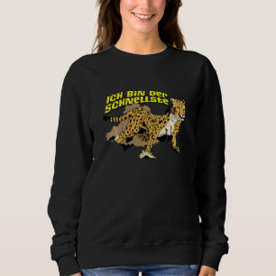 Kids Cheetah Fastest Animal Predatory Cat Sweatshirt