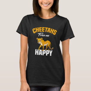 Kids Cheetahs Force Me Happy Cheetah T-Shirt