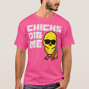 Kids Chicks Dig Me Sunglasses Cool Toddler Boys Ea T-Shirt