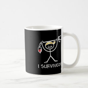 Kids Childhood Cancer Awareness  I Survived Gold R Coffee Mug