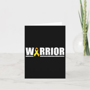 Kids Childhood Cancer Warrior Paediatrics Golden A Card