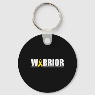 Kids Childhood Cancer Warrior Paediatrics Golden A Key Ring
